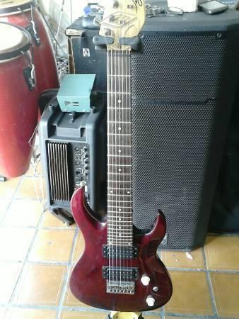 Guitarra Jay Tursen de 7 cuerdas