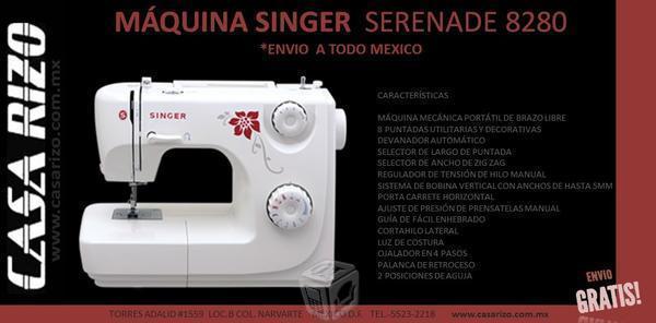 Máquina de coser >>Singer mod 8280