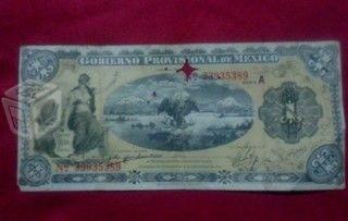 Billete Antiguo 1 Peso 1914 Gobierno Provisional A