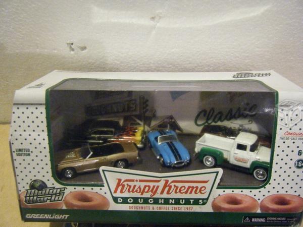 Set de autos de krispy kreme Greenlight