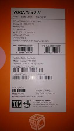 Tablet Lenovo yoga 3 8