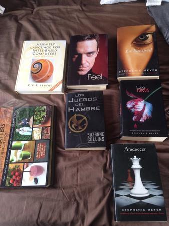 Libros de diferentes autores