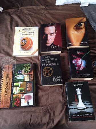 Libros de diferentes autores