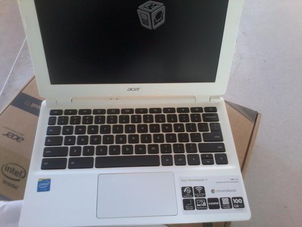 Laptop acer chromebook, 12 pulg. 16gb, intel dual