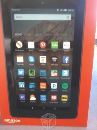 Tablet AMAZON FIRE 7 P. IPS screen, 8gb excelente