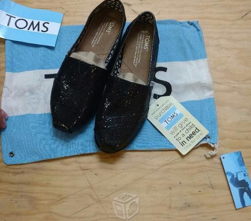 Toms Mujer Negros Zapatos