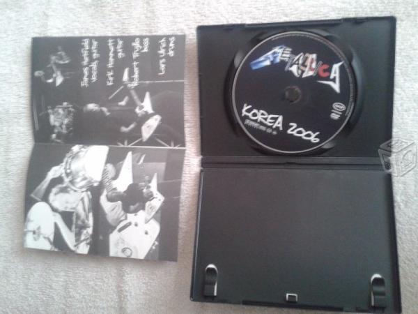 DVD de METALLICA KOREA 2006