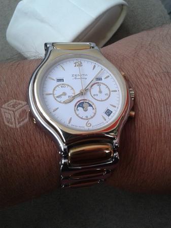 Reloj zenith el primeto academy / oro acero cambio