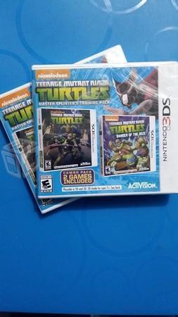 Nuevo NINTENDO 3DS Tortugas Ninja 2 en 1