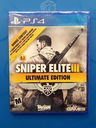 Nuevo PS4 Sniper Elite Ultimate Edition