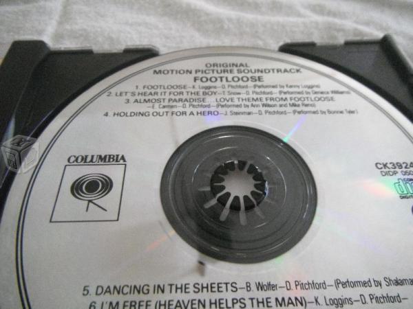 Cd- footloose- original soundtrack varios artistas