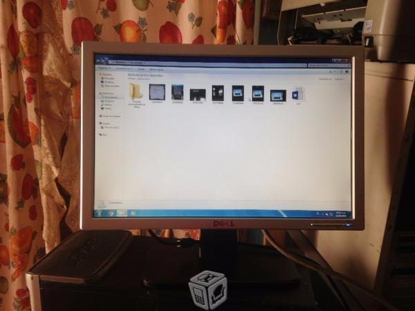 Monitor lcd dell 17 widescren alto brillo