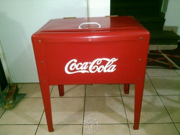 Antigua hielera de coleccion original de coca cola