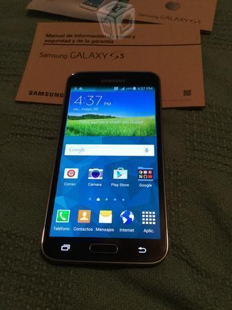 Samsung Galaxy S5 Negro Impecable Libre de Fabrica