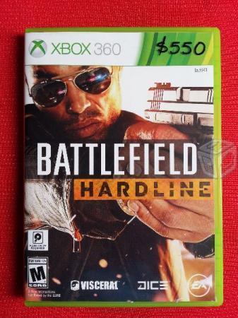 Battlefield hardline xbox 360 (seminuevo)
