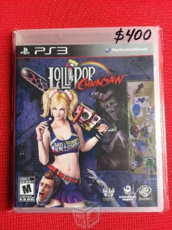 Lollipop chainsaw para ps3 (seminuevo)