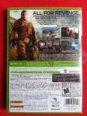 Metal gear v phantom pain xbox 360 (SEMINUEVO)