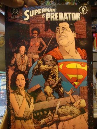 Superman vs Predatos Comic Crossover