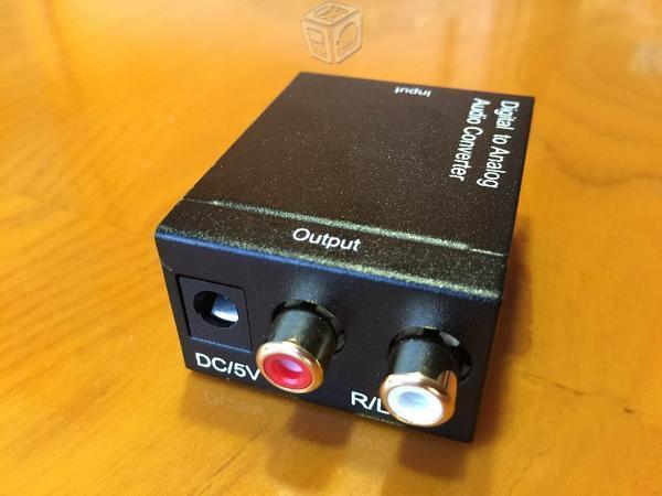 Convertidor Audio Óptico Digital A Análogo L/r RCA