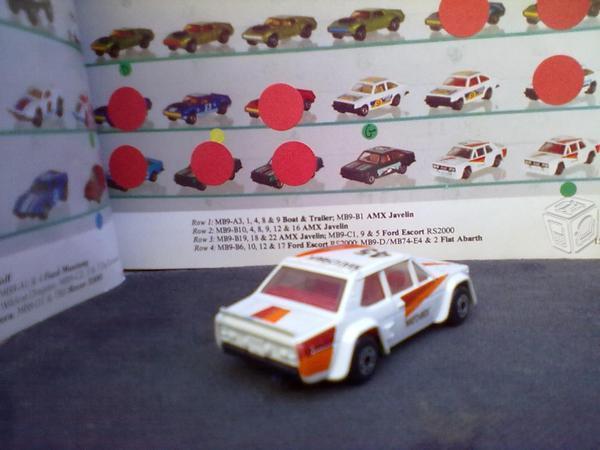 FIAT ABARTH MATCHBOX SUPERFAST MADE IN ENGLAND 80s