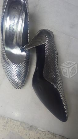 Zapatillas plata charles jourdan nuevas no 25