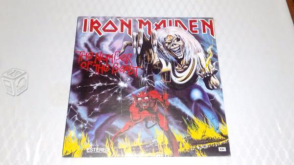 LP Iron Maiden the number of the beast