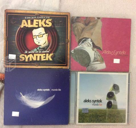 Colección Aleks syntek 9 cd y DVD concierto
