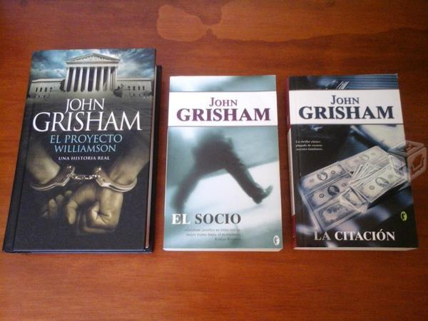3 Libros del Autor JOHN GRISHAM