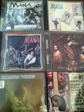 Maná 4 cds enanitos verdes 1 y mtv unpluged