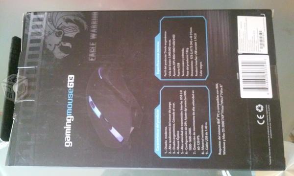 Mouse Gaming Optico Eagle Warrior G13 USB Negro