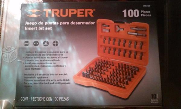 Truper 100 Piezas Precisión Electronica/Computo