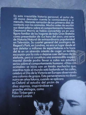 Desmond Morris Dias Con Animales
