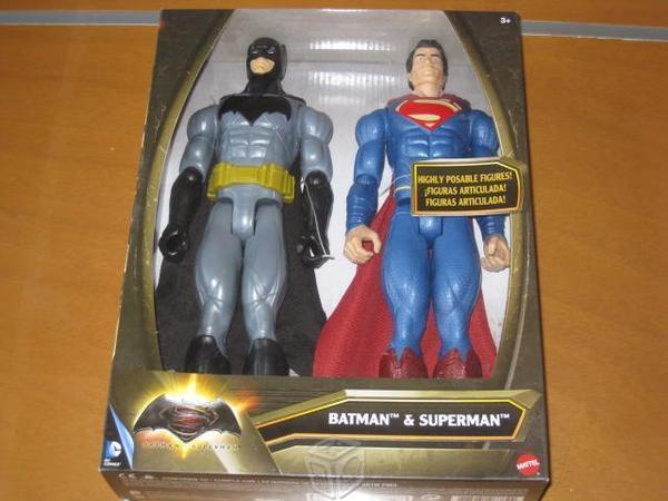 Figuras Mattel Batman vs Superman (Pack 2 figuras)