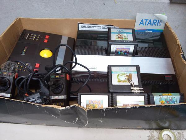 Antiguo atari 5200 funcionando