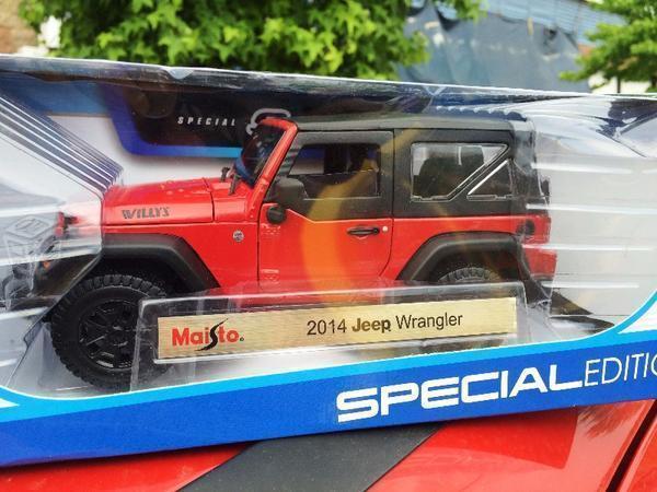 Jeep wrangler maisto 1/18