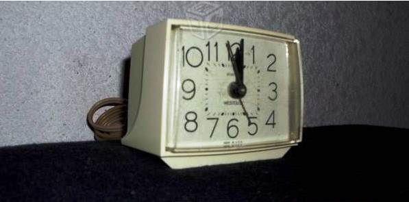 Reloj despertador Eléctrico Westclox de los 70s