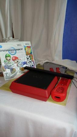 Mini Wii Mario Card y Just Dance con 2 controles