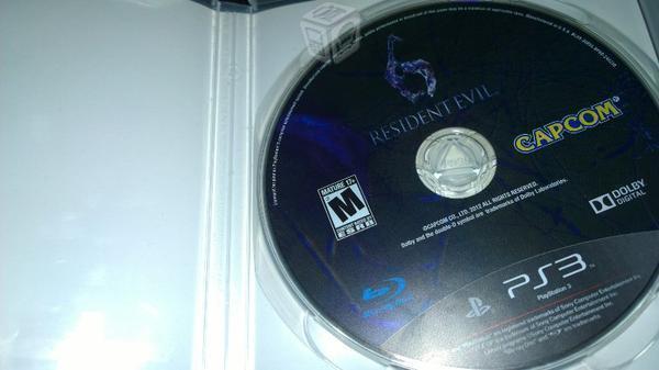 Resident evil 6 para play 3
