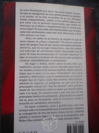 Ama Y No Sufras Walter Riso