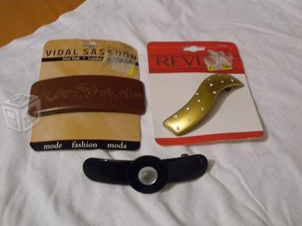 Set de 3 prendedores revlon y vidal sasson