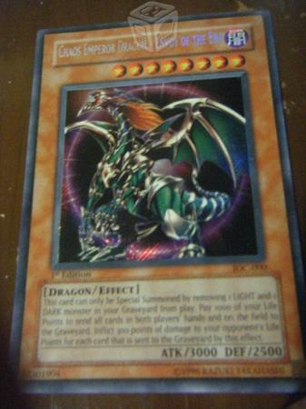 Chaos Emperor Dragon IOC primera edicion Yu-Gi-Oh