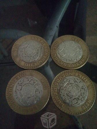Monedas 10 nuevos pesos