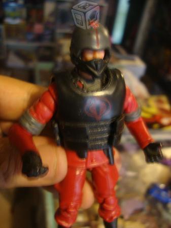 GI Joe Juguete Original Soldado Cobra Rojo