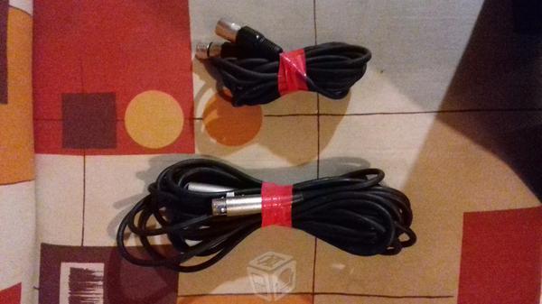 2 cables de canon largos aprox 8 y 5 metros