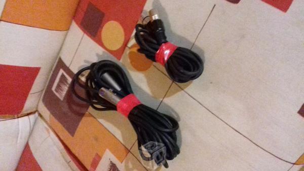 2 cables de canon largos aprox 8 y 5 metros