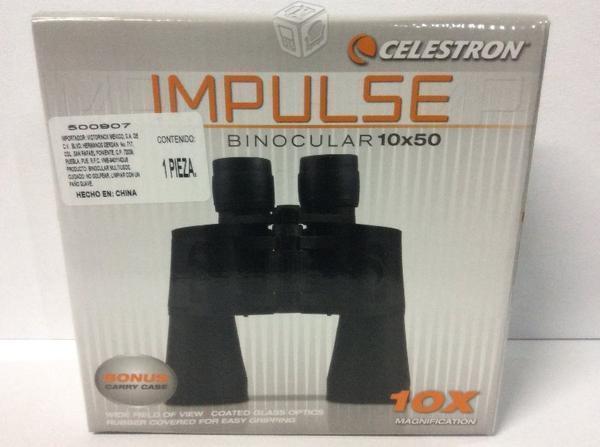 Binocular Celestron Impulse 10 x 50mm nuevo encaja