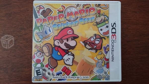 Paper Mario Stricker Star Nintendo 3DS XL