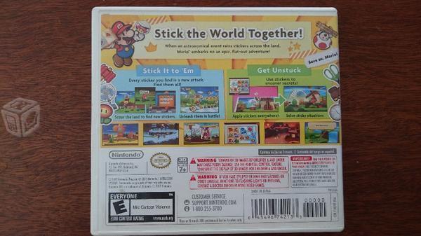 Paper Mario Stricker Star Nintendo 3DS XL
