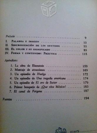 El sentido del cine Sergei Eisenstein