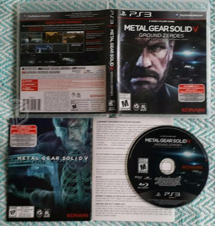 Metal gear solid v ground zeroes ps3